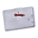 CPV, slide-in license plate bracket. Side mount, polished