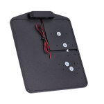 CPV, Dyna shock mount license plate bracket kit DE. Black