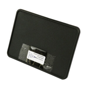 CPV, license plate bracket 25 degree. EU. Black