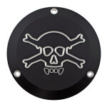 CPV, derby cover. Skull. Black
