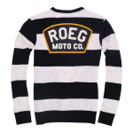 Roeg Shawn stripe sweatshirt off-white/black Size S