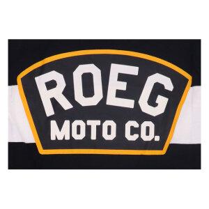 Roeg Shawn stripe sweatshirt off-white/black Size M