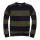 Roeg Shawn stripe sweatshirt army/black Size M