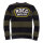 Roeg Shawn stripe sweatshirt army/black Size M