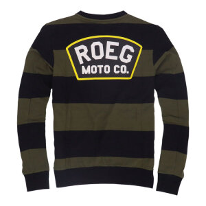 Roeg Shawn stripe sweatshirt army/black Size L