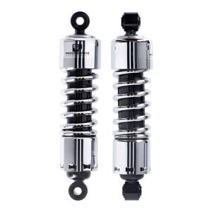 PS, 412 series shock set. 11". STD Duty. Chrome