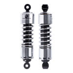 PS, 412 series shock set. 12". Heavy Duty. Chrome