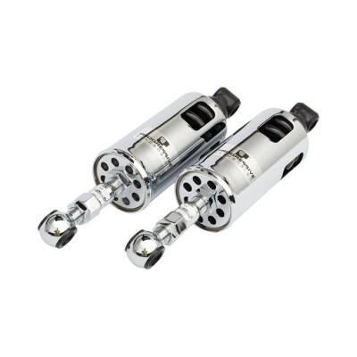 PS, 422 series shocks. STD to -2". Heavy Duty. Chrome