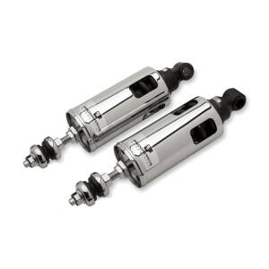PS, 422 series shocks. STD to -2". Heavy Duty. Chrome
