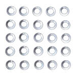 Zinc lockwasher, 1/2 inch - 25 pack