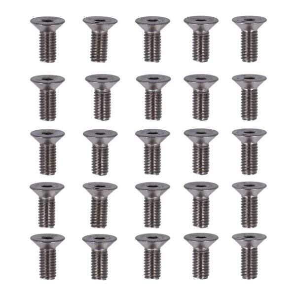 M5 x 12mm flathead allen bolt, stainless