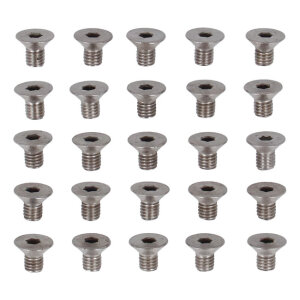 M6 x 10mm flathead allen bolt, stainless