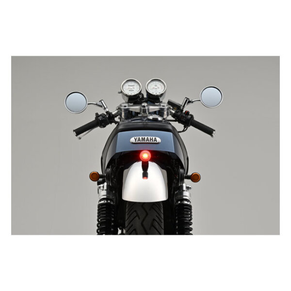 Daytona, D-Tail LED taillight. Black