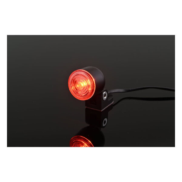 Daytona, D-Tail LED taillight. Black