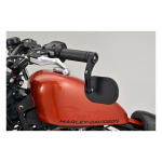 Daytona, bar end mirror adaptor set. Black