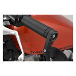 Daytona, bar end mirror adaptor set. Black