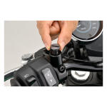 Daytona, mirror hole plug. Gun-metal. RHT