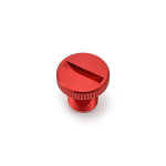 Daytona, mirror hole plug. Red. LHT