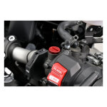 Daytona, mirror hole plug. Red. LHT