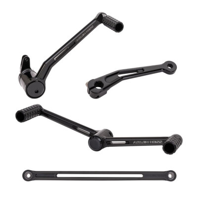 Arlen Ness, Speedliner heel/toe foot control kit. Black