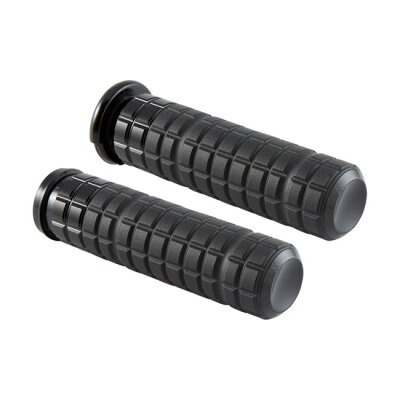 Arlen Ness, SpeedLiner handlebar grip set. Black