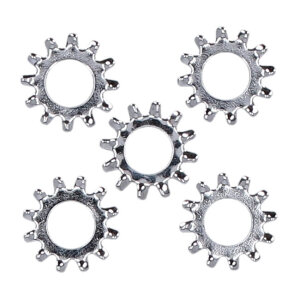 CHROME EXTERNAL LOCKWASHER, #8