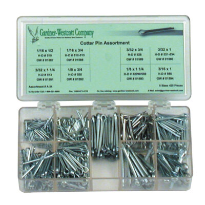 Cotter pin assortment tray