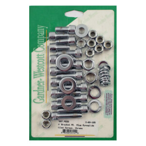 Gardner-Westcott, foot peg & bracket mount kit. Rear....