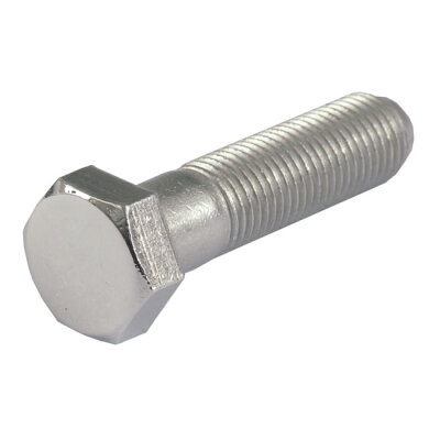 Hex bolt polished ss 7/16-20 x 1 1/2