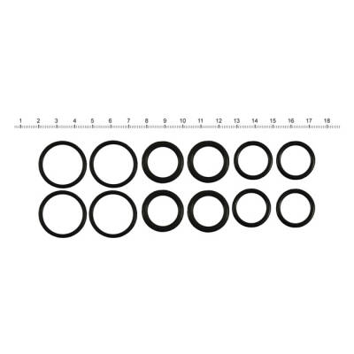 S&S, pushrod cover seal kit. Rubber