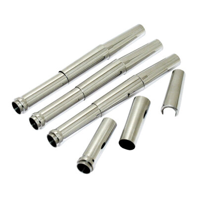 JIMS, billet A Cut Above aluminum pushrod cover kit. Pol.