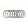Alto, clutch steel drive plate set (6)