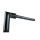 Kodlin, 2" Str8Up handlebar extra tall 43 cm high. Black