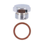 Paughco, timing/drain plug. OEM style allen. Chrome