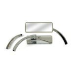 Custom rectangular mirror. Chrome