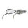 Retro teardrop mirror set. Chrome, radii round stem
