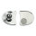 Touring fairing mount mirror kit. Dual vision, chrome