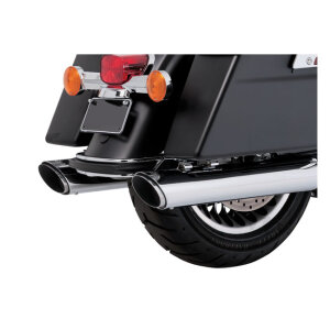 Vance & Hines, 4" Twin Slash Round slip-on...