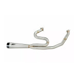 Zard, 2-1 stainless steel M8 Touring exhaust system. Raw