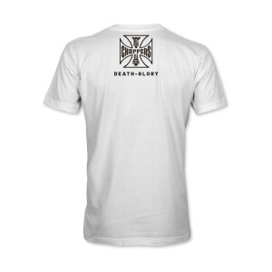 WCC Death Glory Trade-mark T-shirt White Size S