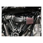 K&N, AirCharger performance air cleaner kit. Black CC logo