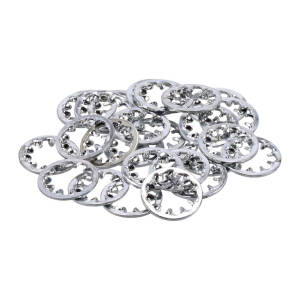 Zinc int. lockwasher, #6 - 25 pack