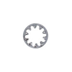 Zinc int. lockwasher, 7/16 inch - 25 pack