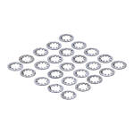 Zinc int. lockwasher, 7/16 inch - 25 pack