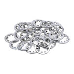 Zinc int. lockwasher, 7/16 inch - 25 pack