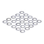 Zinc int. lockwasher, 5/8 inch - 25 pack