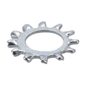 Zinc ext. lockwasher, #10 - 25 pack