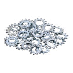 Zinc ext. lockwasher, 1/4 inch - 25 pack