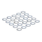 Zinc ext. lockwasher, 1/2 inch - 25 pack