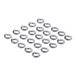 Chrome lockwasher, #10 - 25 pack